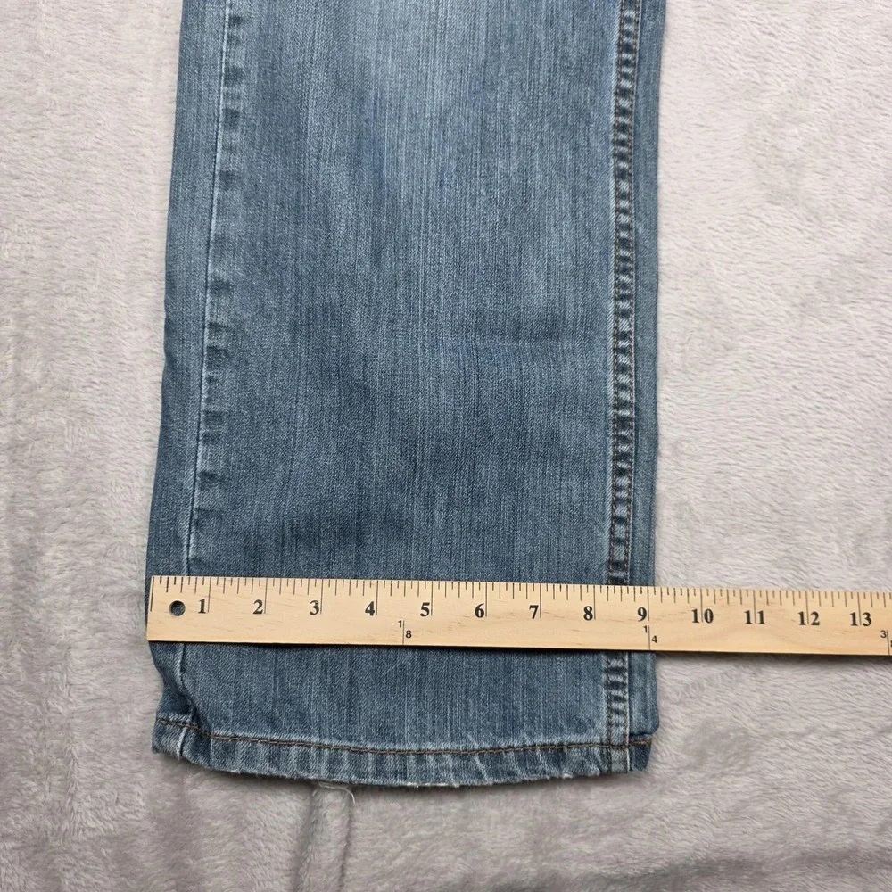 Levis 559 Jeans Mens 36x30‎ Blue Relaxed Straight Leg Denim Casual Light Wash